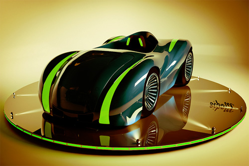 3D концепт автомобиля для первого заказ на бирже тридешников