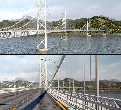 Мост VRay + RailClone