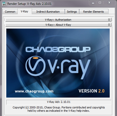 V-Ray Adv 2.10.01 лого